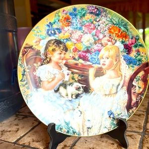 The tea party plate # 622 q